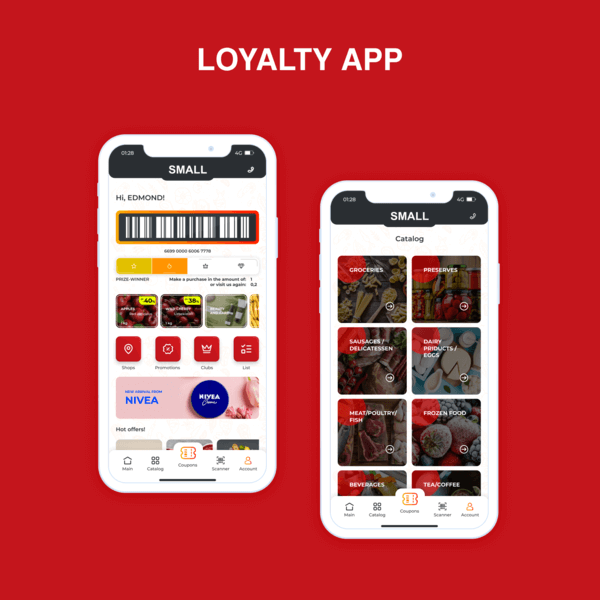 Loyalty App – Mobile app for a supermarket chain