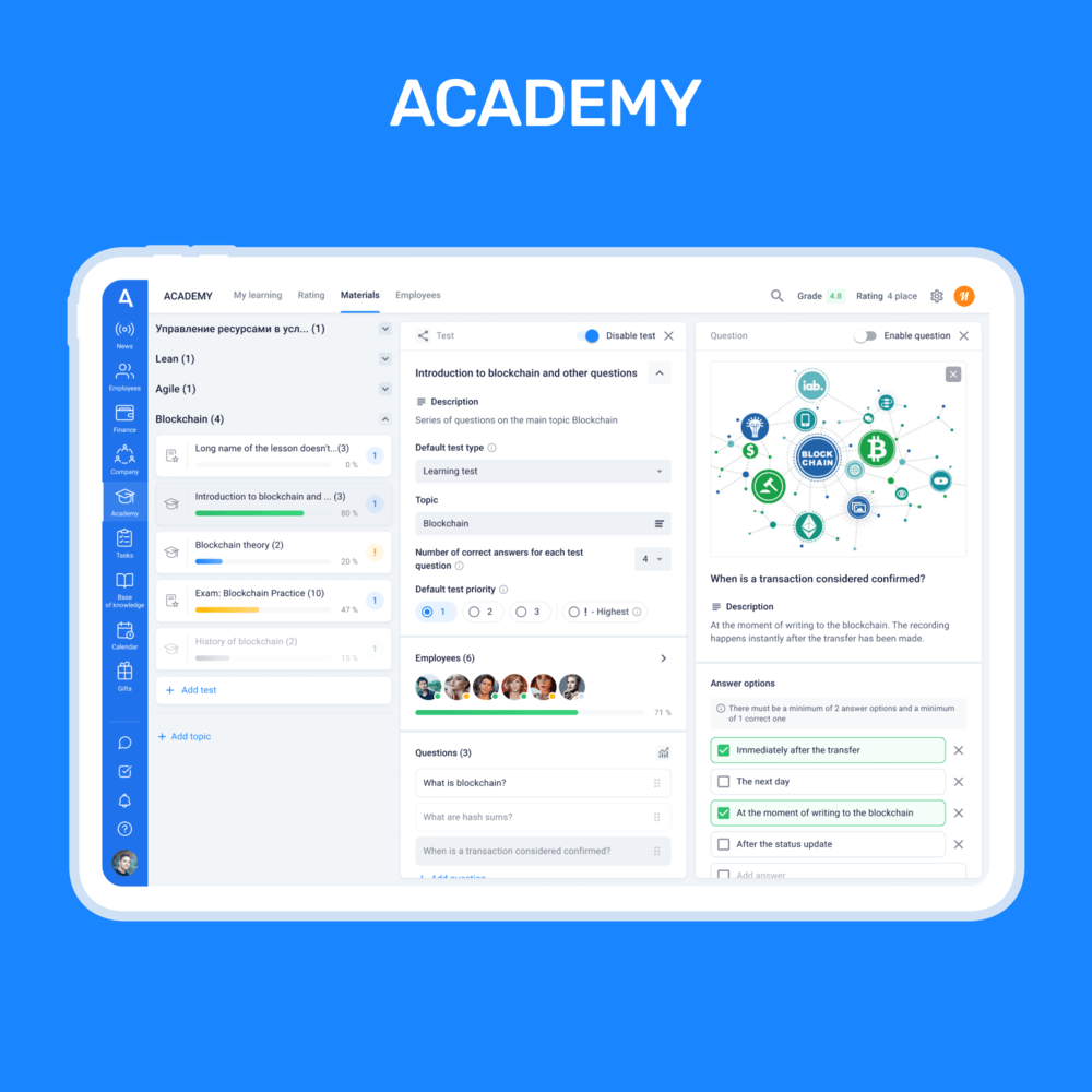 Corporate Academy Module